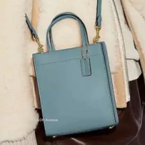 画像2: なくなり次第終了セール コーチ COACH C4828 ミニ カシン トート グラブタンレザー セージ クロスボディ 斜めがけ 正規店商品 送料無料