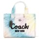 コーチ COACH CU129 カーゴ トート 26 タイ ダイ プリントショルダー クロスボディ 斜めがけ 正規店商品 送料無料