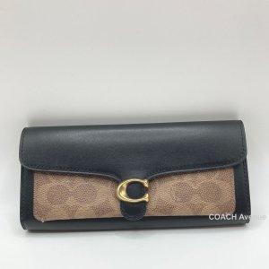 画像1: コーチ COACH 1154 タビー ロング ウォレット イン カラーブロック シグネチャー キャンバス 長財布 送料無料 日本未入荷