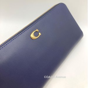 画像3: コーチ COACH CS032 エッセンシャル スリム アコーディオン ジップ ウォレット 長財布 ダークネイビー 紺色 送料無料