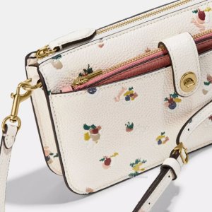 画像2: コーチ COACH C5874 ノア ポップアップ メッセンジャー マルチ フローラル プリント 花柄 送料無料 正規店商品 