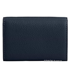 画像2: コーチ COACH CM437 ミニ トライフォールド ウォレット ダークネイビー 紺 三つ折り 折りたたみ財布 正規店商品 送料無料