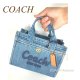 遂にミニサイズ登場 新作 日本未入荷 COACH CZ100 デニム カーゴ トート 20 ショルダー クロスボディ 斜めがけ  正規店商品 送料無料