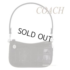 画像1: コーチ COACH CP024 スウィンガー 20 クロコダイルエンボスド ショルダーバッグ メイプル 正規店商品 送料無料