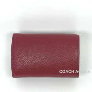 画像2: コーチ COACH CM437 ミニ トライフォールド ウォレット ダークルビー 三つ折り 折りたたみ財布 正規店商品 送料無料