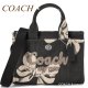 リボン柄 コーチ COACH CZ102 カーゴ トート バッグ 20 ボウ プリント ショルダー クロスボディ 斜めがけ 正規店商品 送料無料