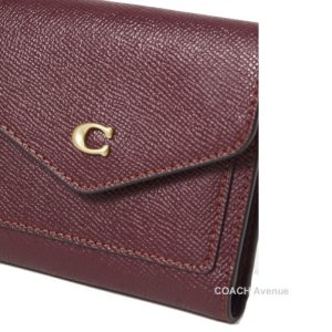 画像3: コーチ COACH C2328 ウィン スモール ウォレット メルロー 折りたたみ財布 送料無料 正規店商品