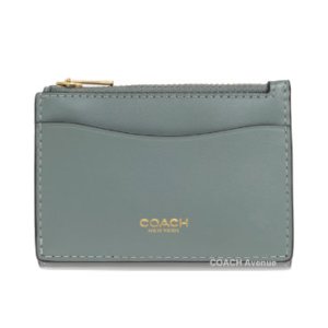 画像4: コーチ COACH CZ111 エッセンシャル カード ホルダー ウォレット セージ グリーン 三つ折り 折りたたみ財布 正規店商品 送料無料