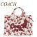 画像1: さくらんぼ柄 コーチ COACH CZ193 カーゴ トート バッグ チェリー プリント ショルダー クロスボディ 斜めがけ 正規店商品 送料無料 (1)