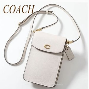 画像1: コーチ COACH CH815 フォーン クロスボディ チョーク ホワイト 白 斜めがけ クロスボディ バッグ 正規店商品  送料無料