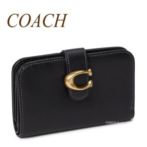 画像1: コーチ COACH CY234 タビー ウォレット ブラック 黒 二つ折り財布 コンパクト 正規店商品 送料無料 