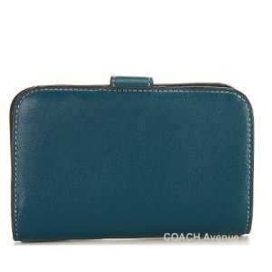 画像2: コーチ COACH CY234 タビー ウォレット マリン ブルー 二つ折り財布 コンパクト 正規店商品 送料無料 