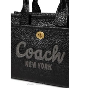 画像3: コーチ COACH CAO26 カーゴ トート バッグ 20 レザー ブラック 黒 ショルダー クロスボディ 斜めがけ 正規店商品 送料無料