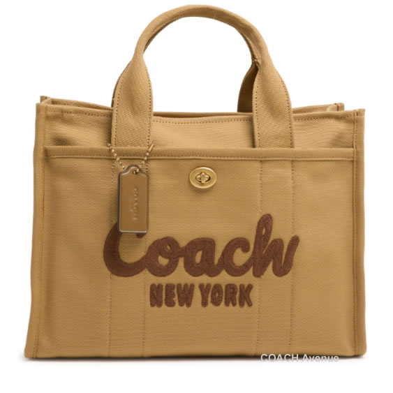 コーチ COACH CP158 カーゴ トート ショルダー クロスボディ 斜めがけ 2wayトレンチ ベージュ 正規店商品 送料無料