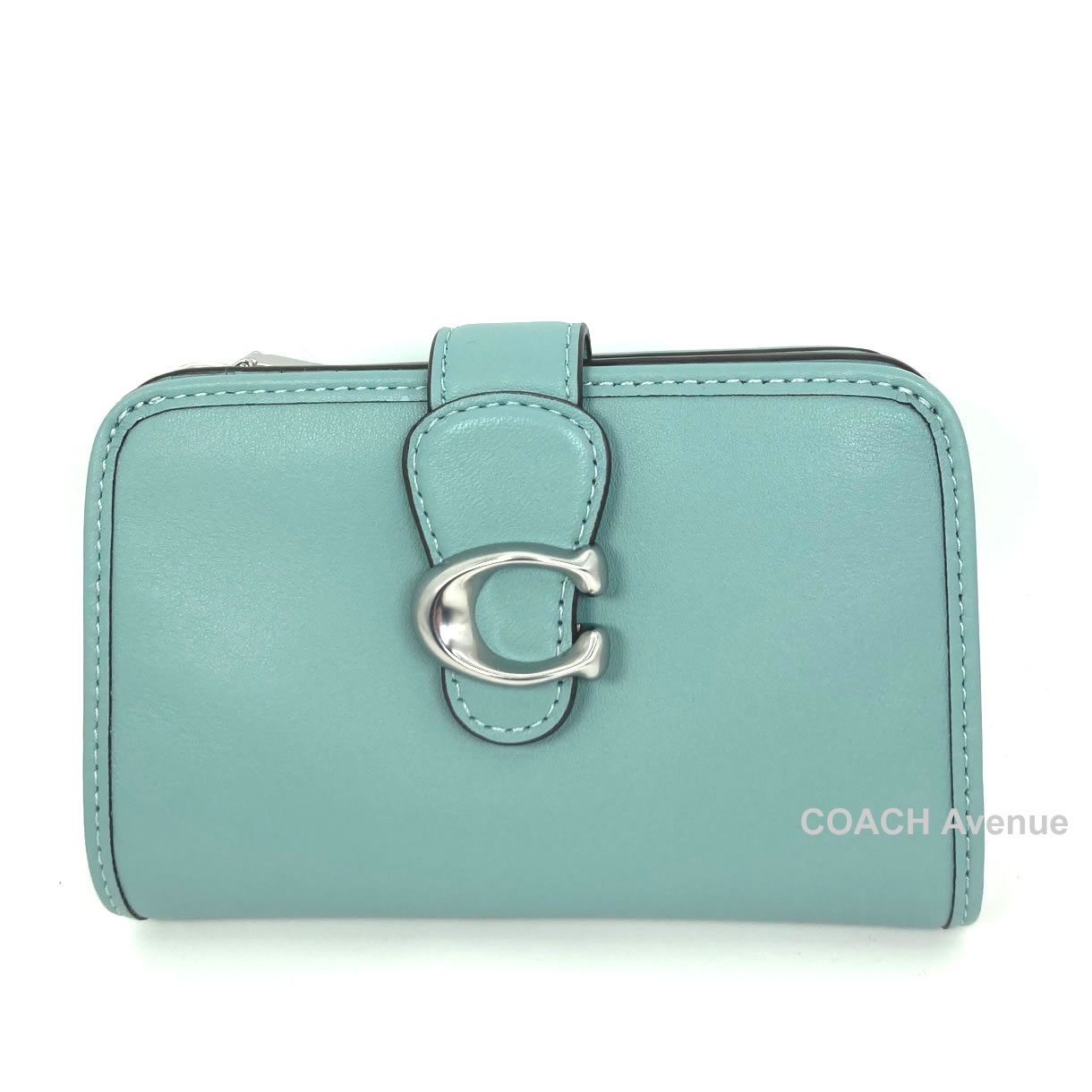 コーチ COACH CA193 タビー ミディアム ウォレット アクアマリン 二つ折り財布 正規店商品 送料無料 