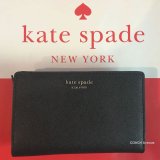 画像: ケイトスペード Kate Spade レザー cameron 二つ折り財布 ブラック 黒 WLRU5440 送料無料