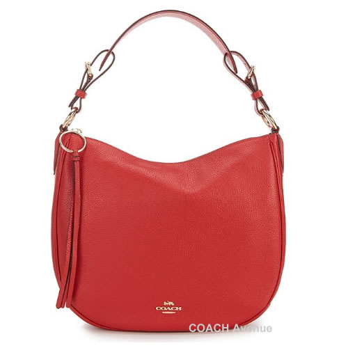 コーチCOACH 35593 サットンホーボー ポリッシュドペプルレザー