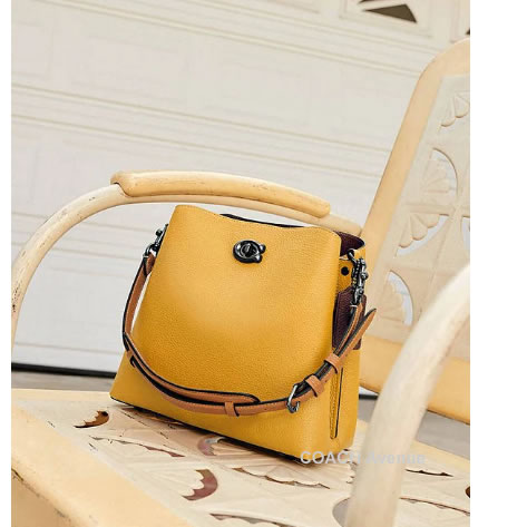 コーチ COACH C3766 ウィロウ バケット バッグ カラーブロック